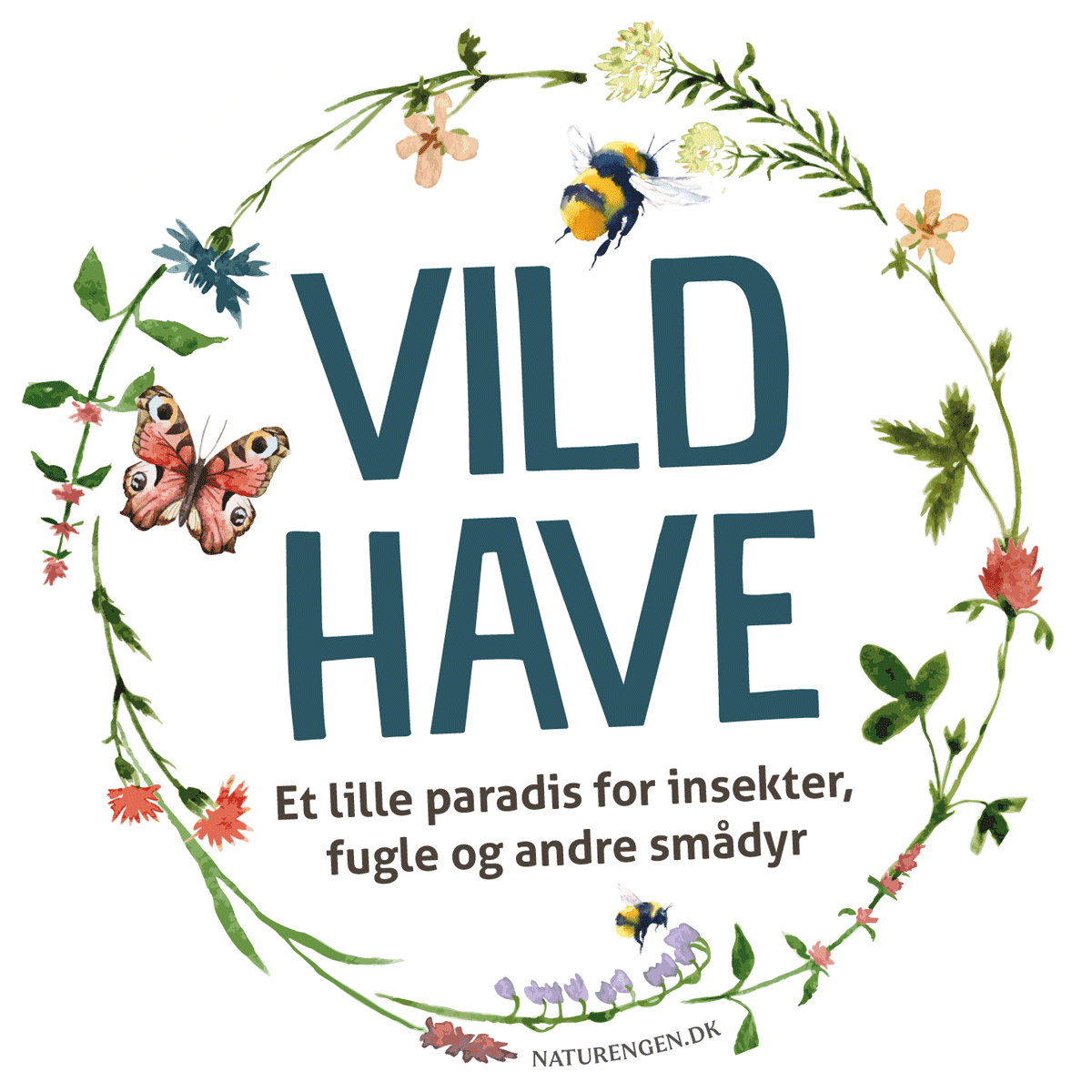 Vild have-skilt ·· Indigo rørhat (petroleumsblå)